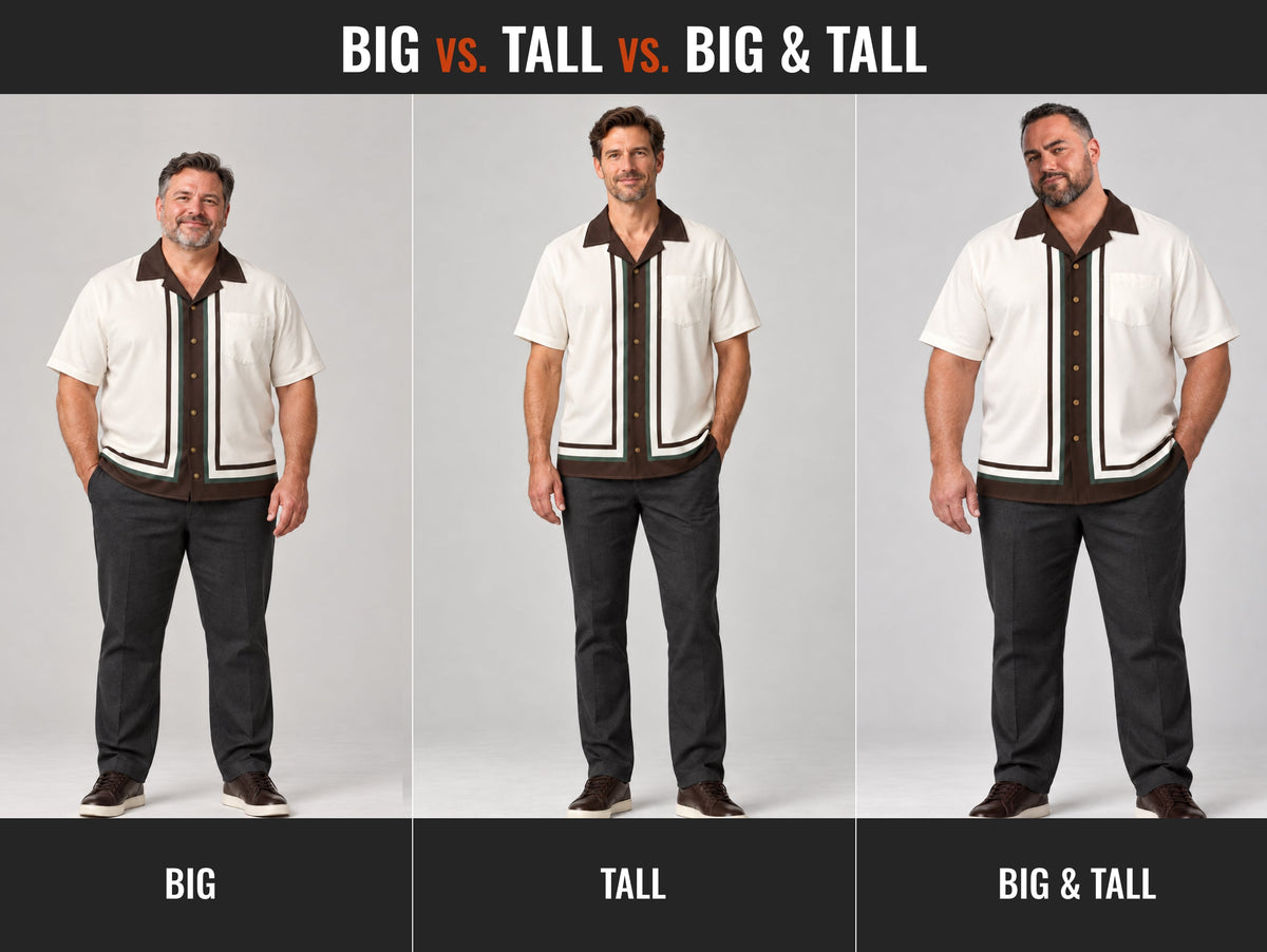 Big vs. Tall vs. Big & Tall: Which Fit Do You Need?