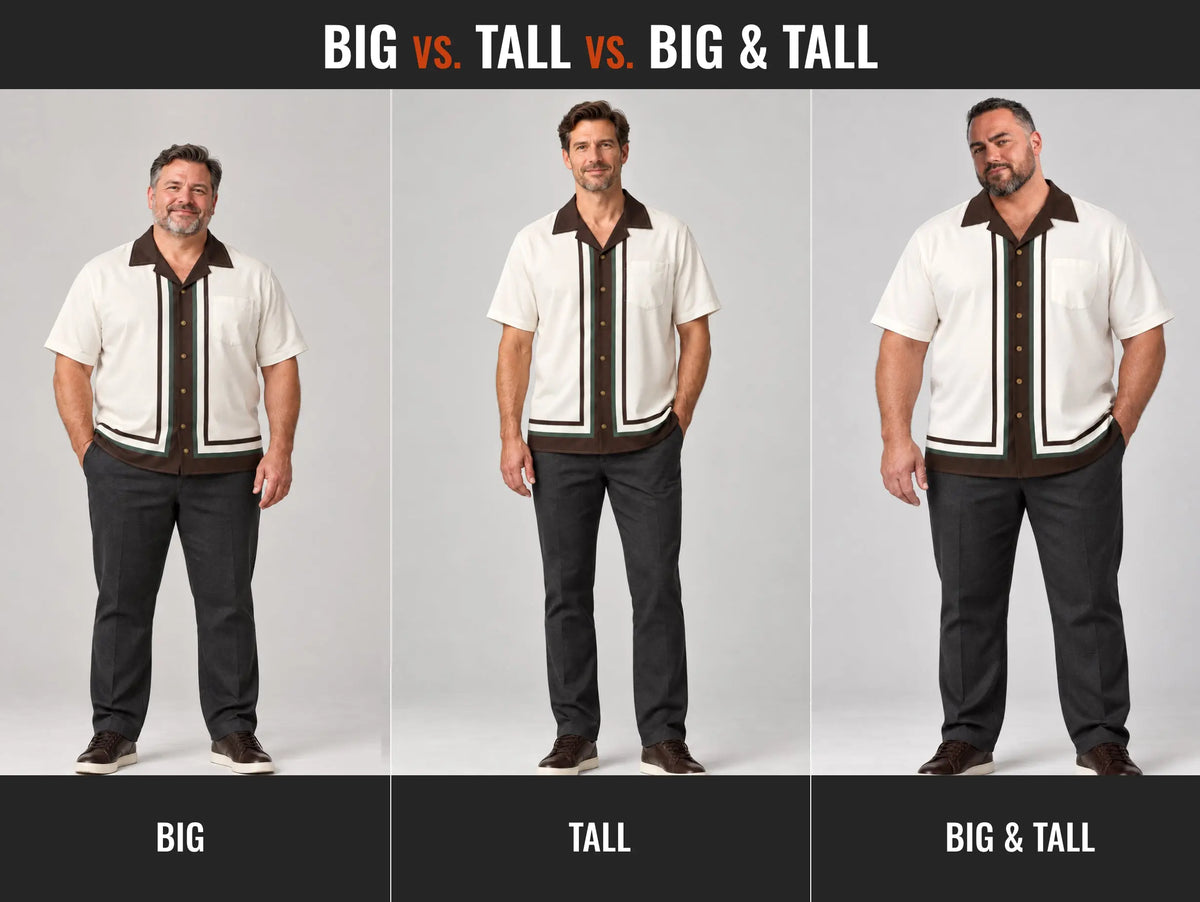 Big vs. Tall vs. Big & Tall: Which Fit Do You Need?