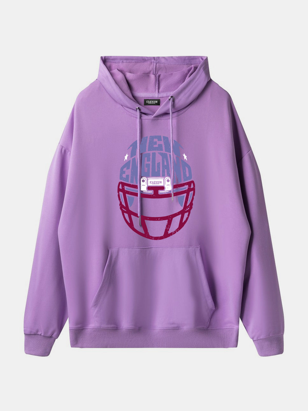 New England Football Helmet Graphic Hoodie Eleven Oasis