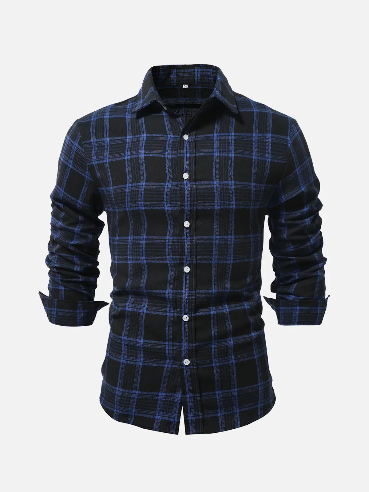 Men's Classic Plaid Long Sleeve Shirt ElevenOasis