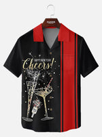 Men's New Year Cheers Short Sleeve Shirt Eleven Oasis