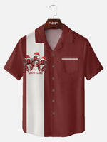 Men's Santa Claws Christmas Short Sleeve Shirt Eleven Oasis