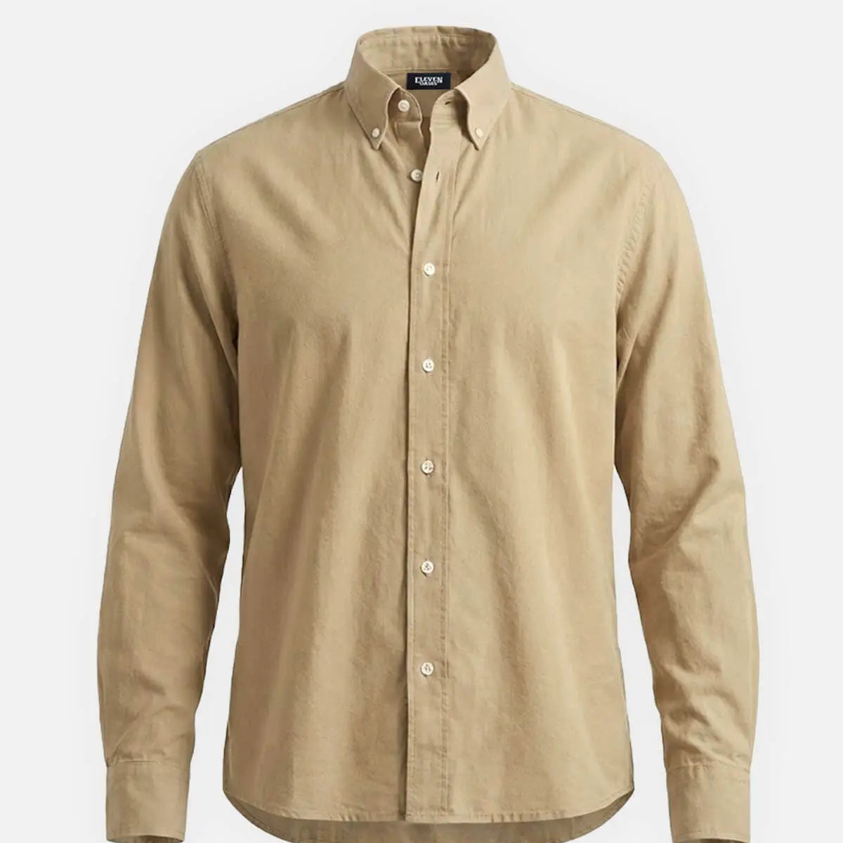 Men's Classic Cotton Button Down Long Sleeve Shirt ElevenOasis