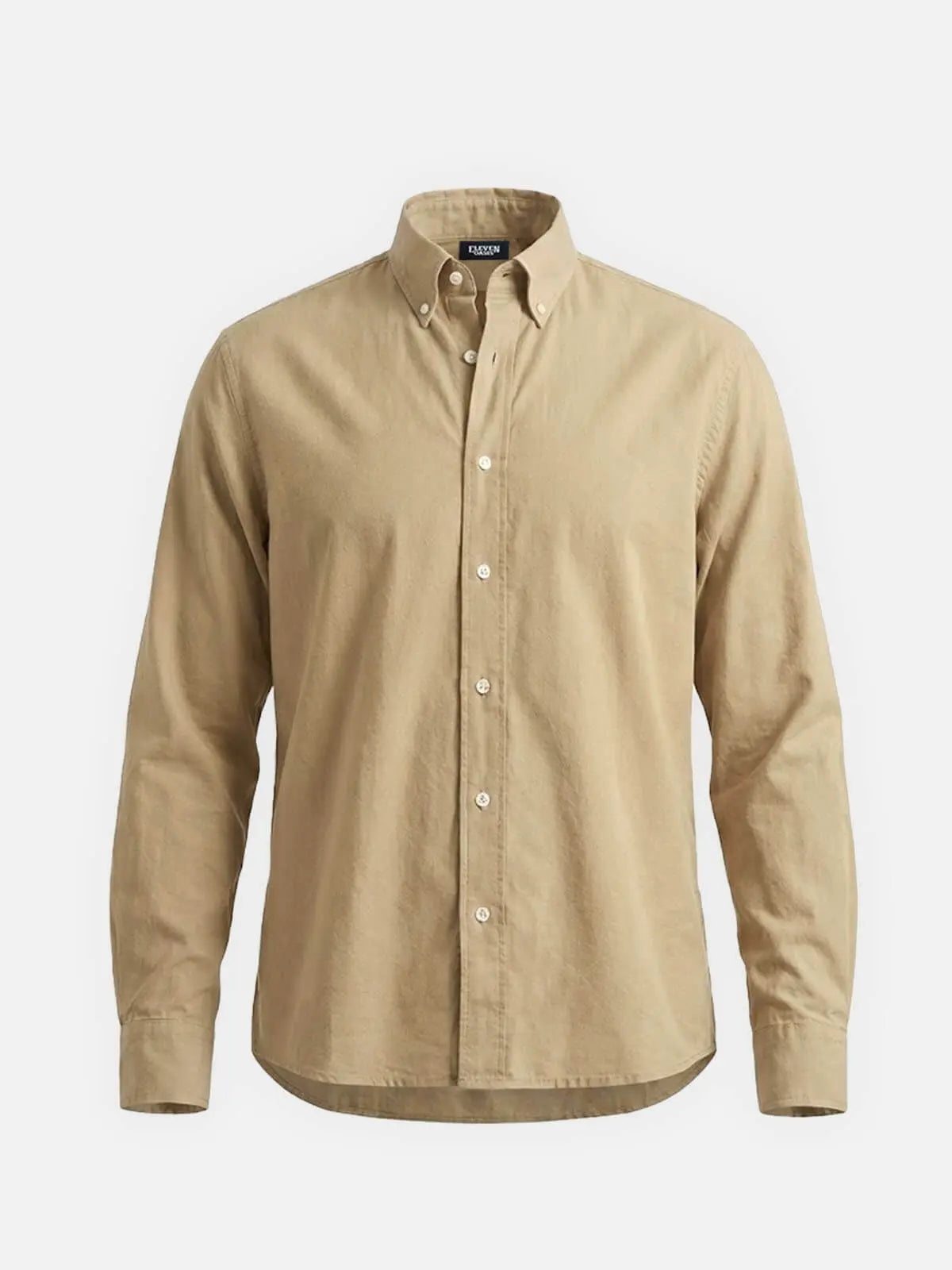 Men's Classic Cotton Button Down Long Sleeve Shirt ElevenOasis