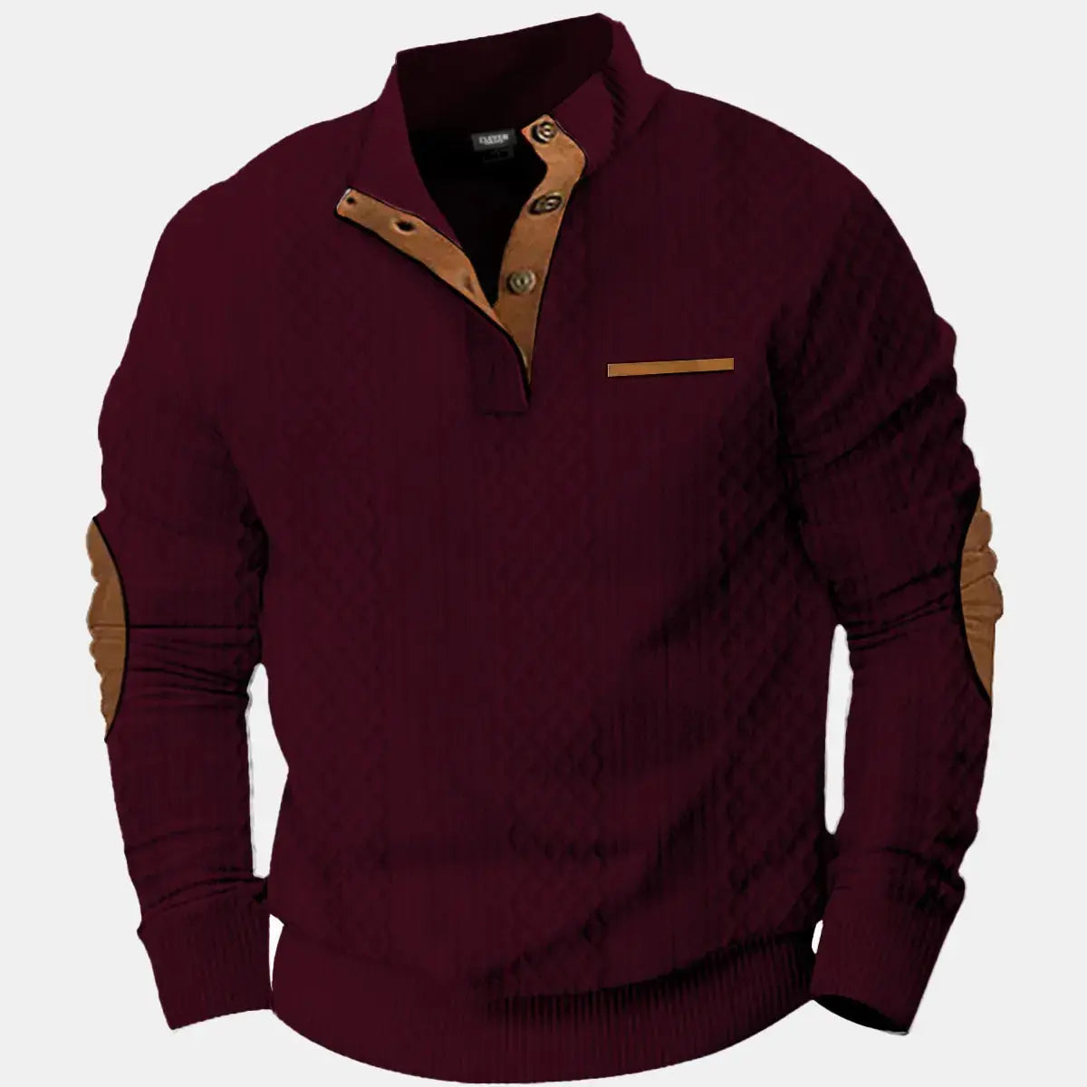 Men's Cable Knit Pullover Sweater ElevenOasis