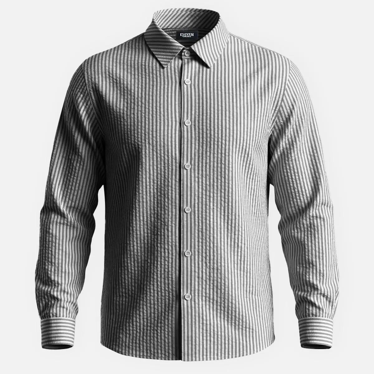 Men's Classic Stripe Long Sleeve Shirt Eleven Oasis