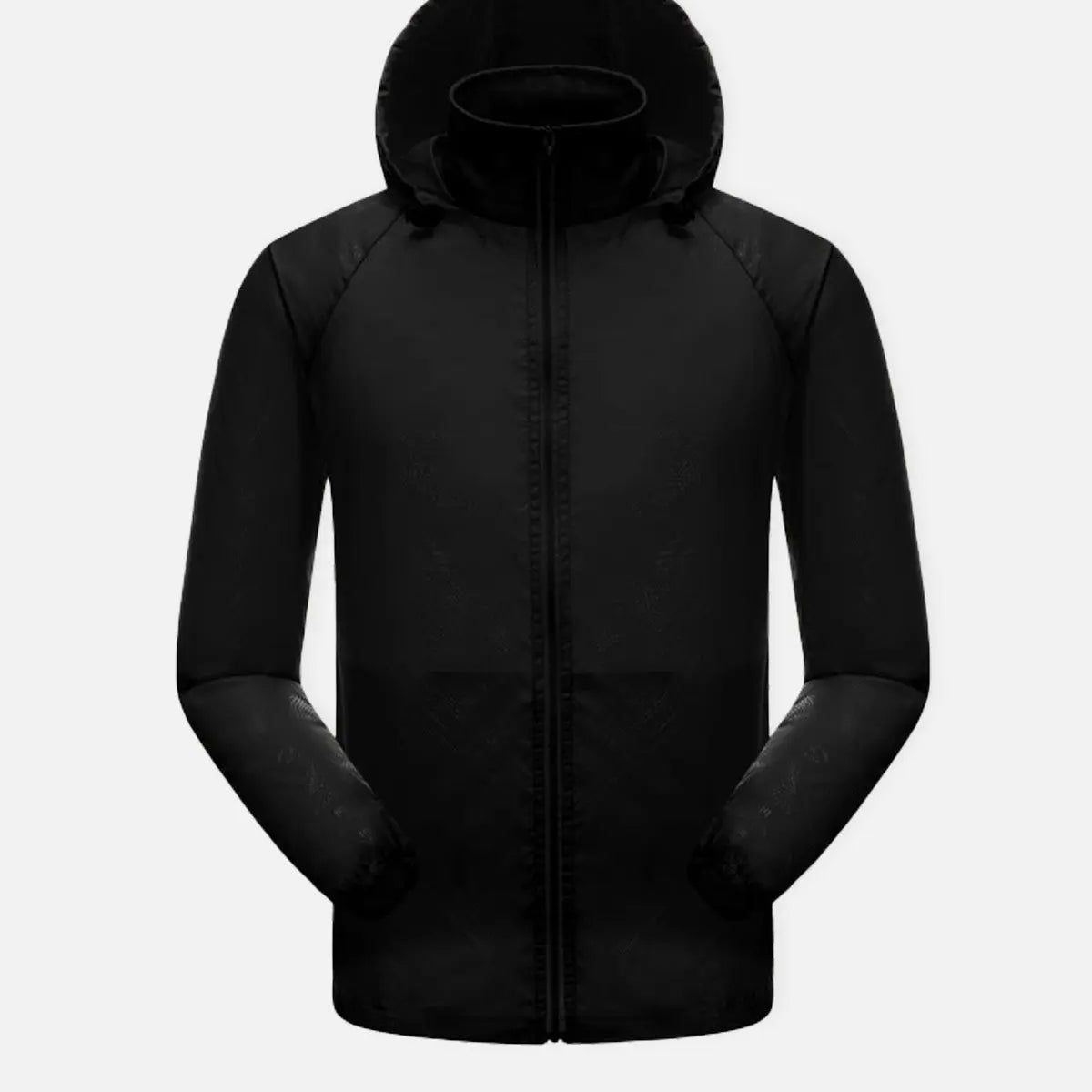 Men's Slim Fit Packable Hooded Outdoor Jacket Eleven Oasis