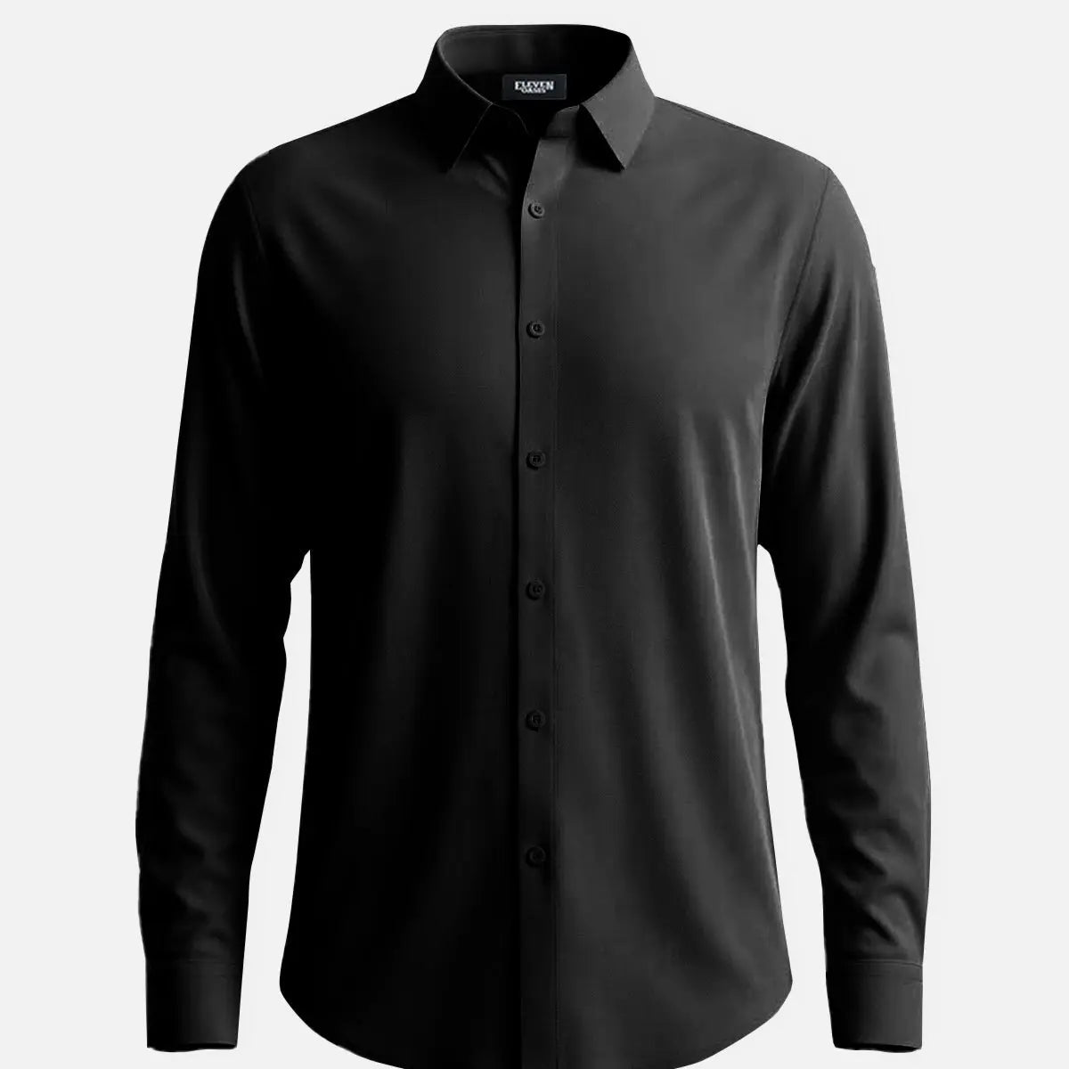 Men's Classic Solid Slim Fit Long Sleeve Shirt Eleven Oasis