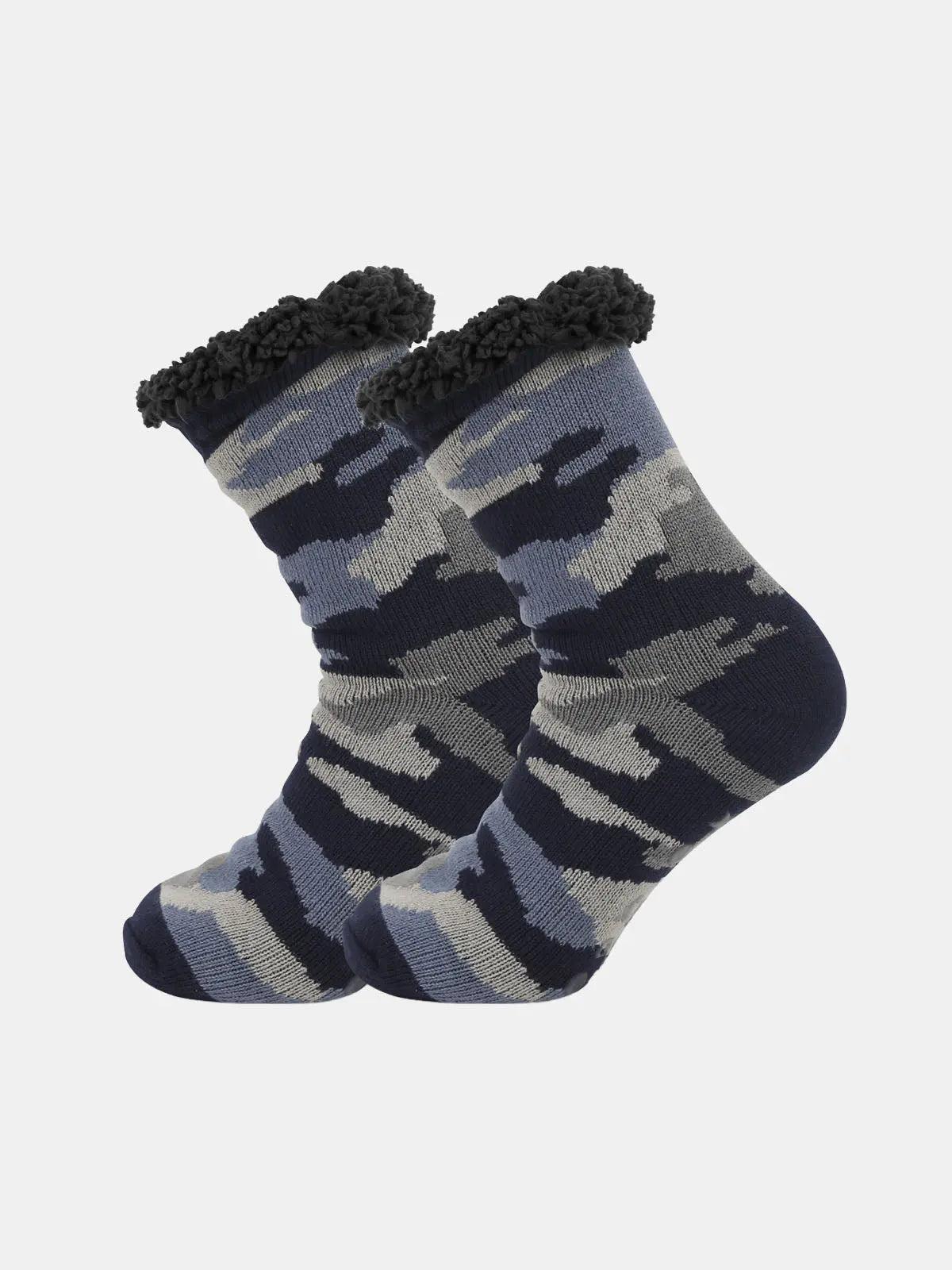 Patterned Wool-Style Slipper Socks ElevenOasis