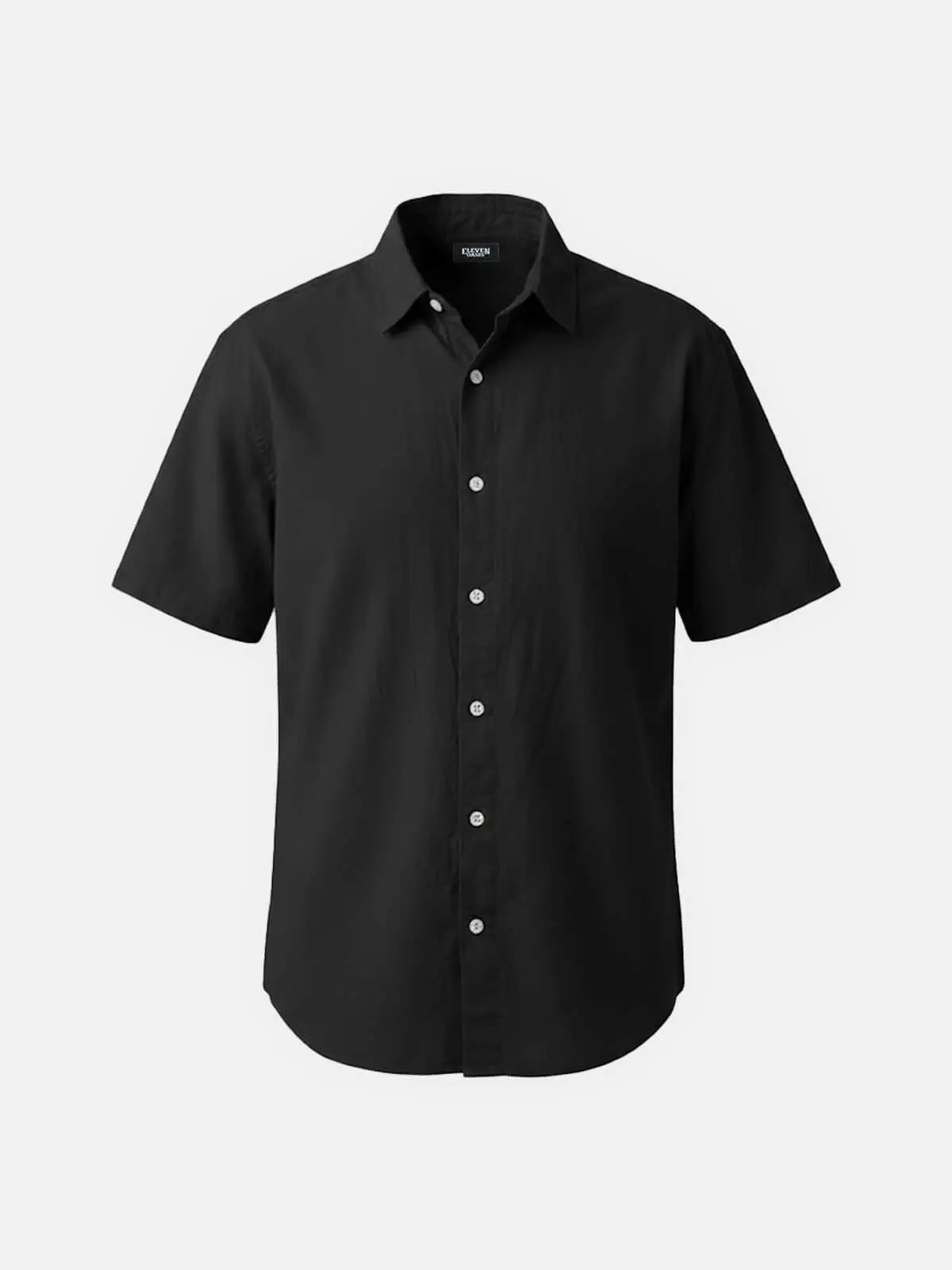 Men's Everyday Linen-Blend Short Sleeve Shirt Eleven Oasis