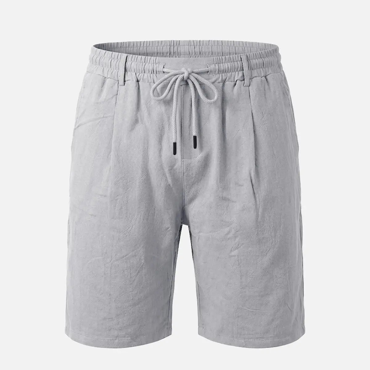 Men's Linen Cotton Blend Drawstring Shorts Eleven Oasis