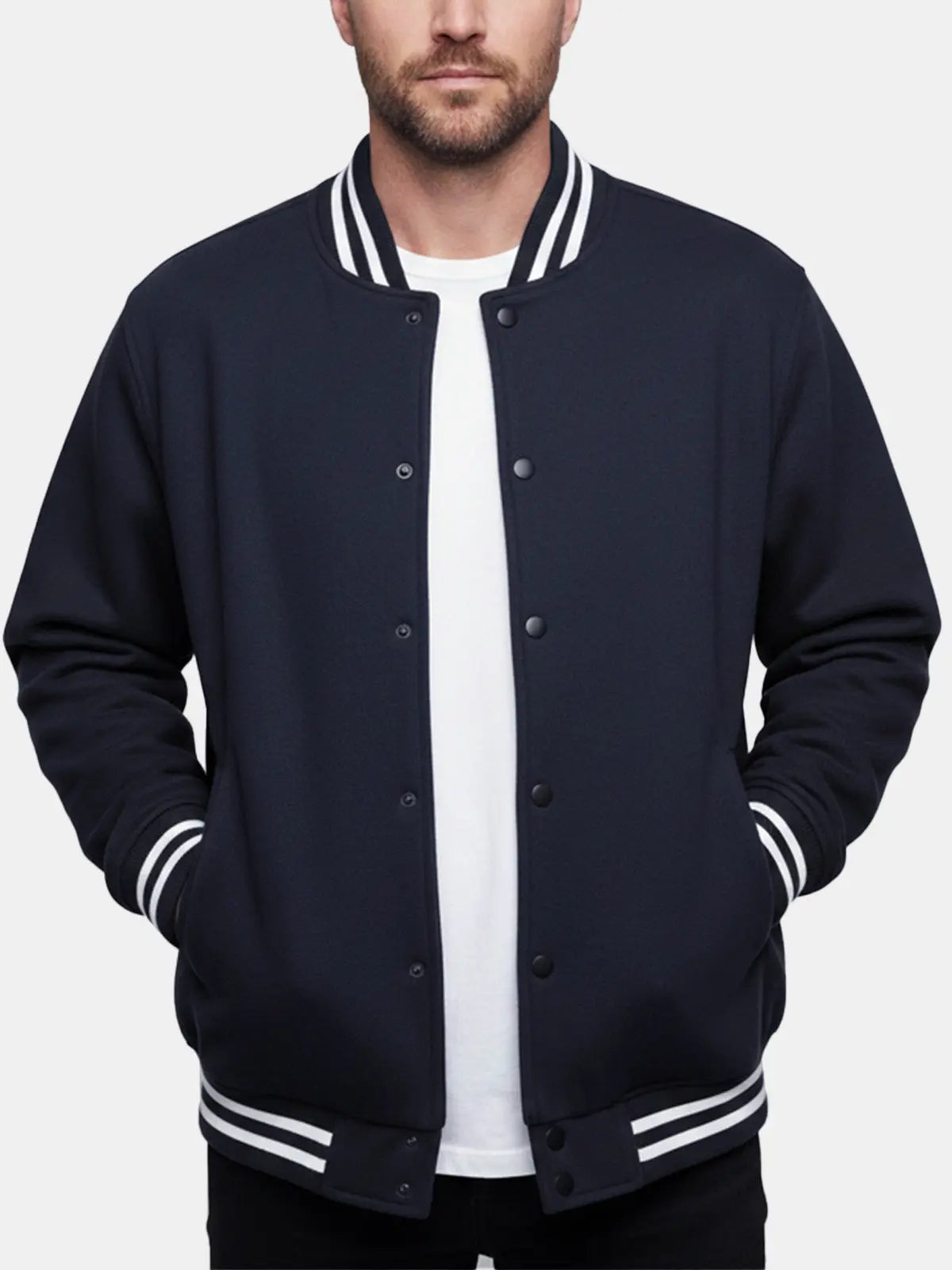 Men's Classic Varsity Bomber Jacket ElevenOasis