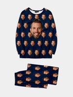 Custom Face Print Pajama Set Eleven Oasis