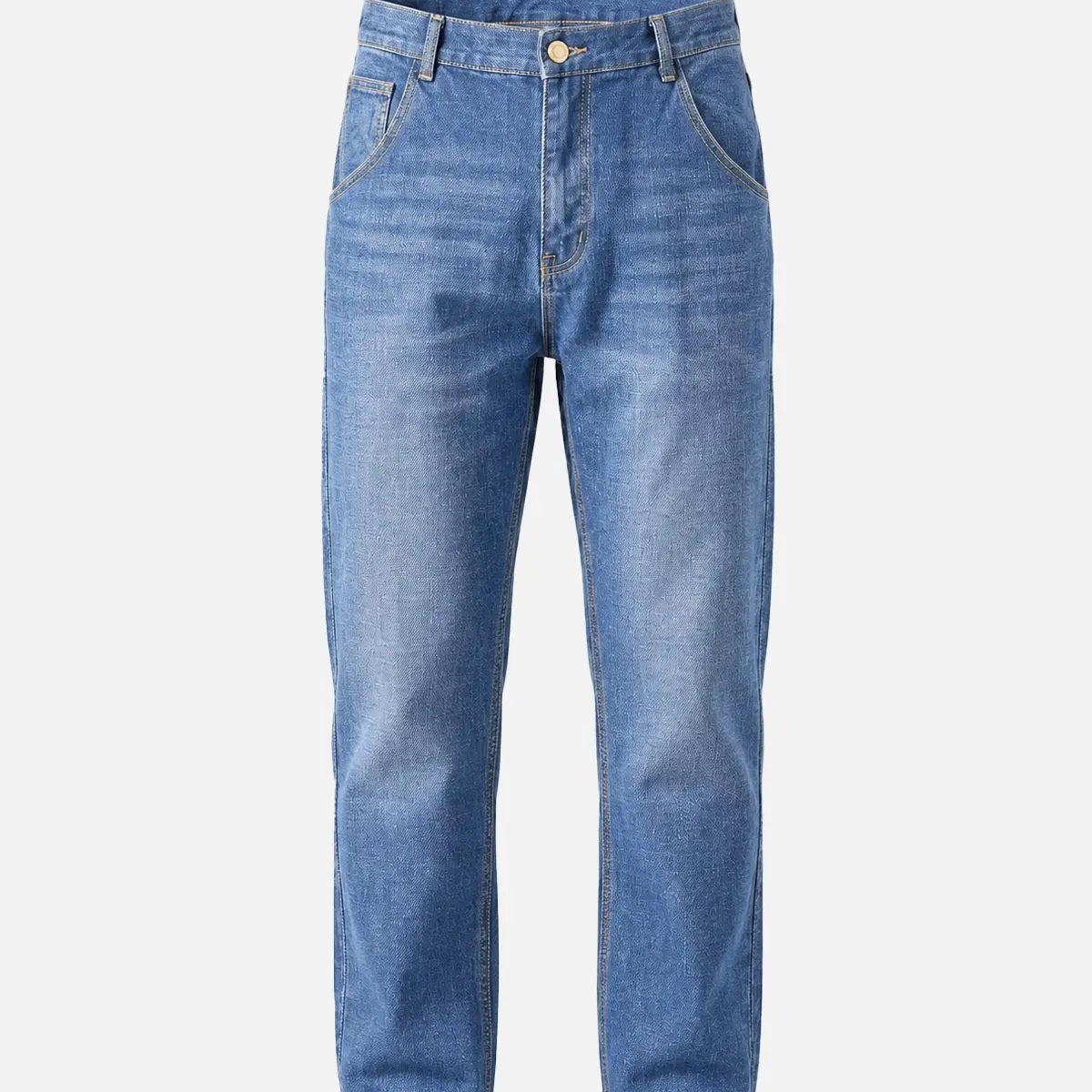 Men's Straight-Leg Stretch Denim Pants ElevenOasis