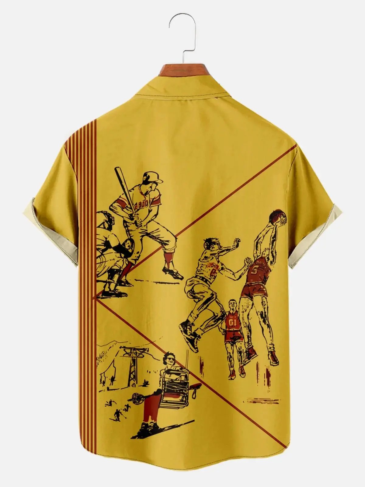 Men's Pee Chee Folder Front and Back Cover Nostalgia Shirt ElevenOasis