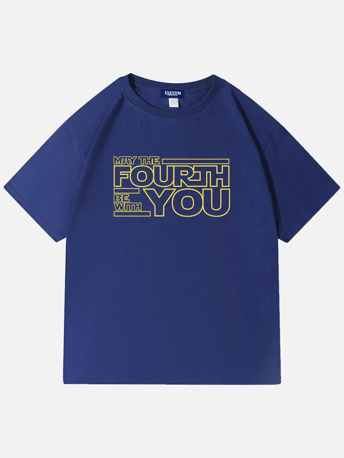 Star Wars May The Fourth Sci-Fi Cotton T-Shirt Eleven Oasis