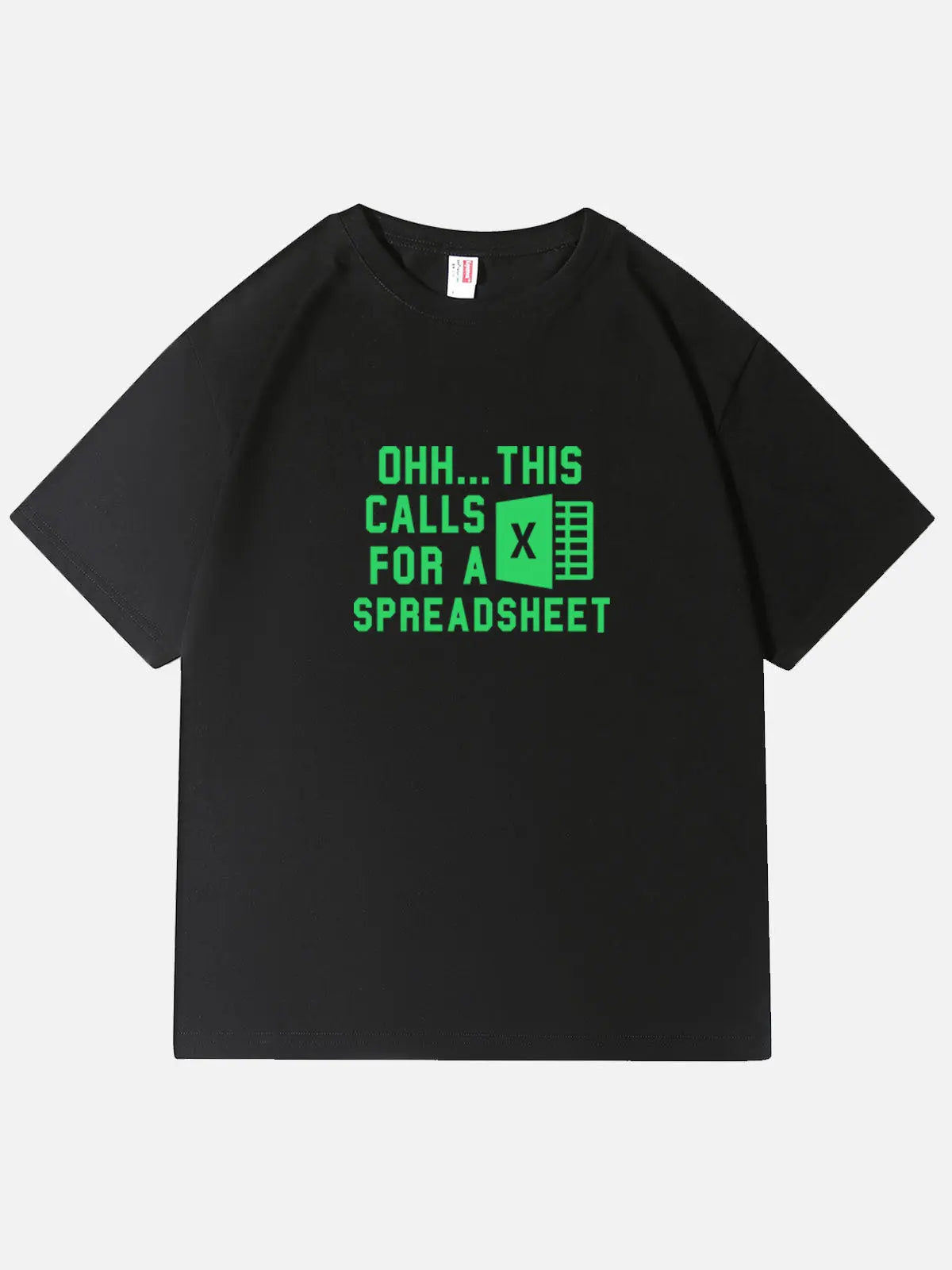 This Calls for a Spreadsheet Excel Meme Cotton T-Shirt Eleven Oasis