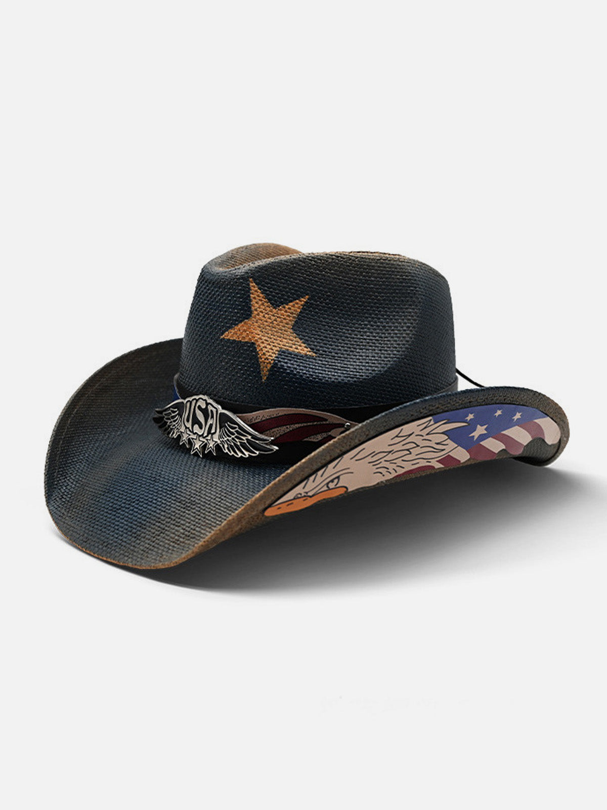 USA Western Graphic Cowboy Hat Eleven Oasis