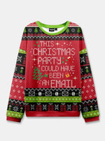 Ugly Christmas Sweater This Christmas Party Could Have Been An Email Sweatshirt Eleven Oasis