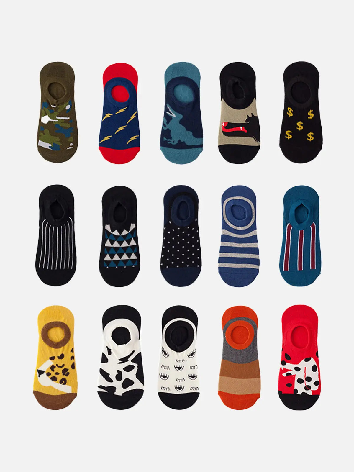 Novelty Low-Cut Ankle Socks Eleven Oasis