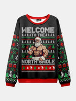 Welcome To The North Swole Ugly Christmas Sweater ElevenOasis