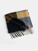 Classic Check Knit Winter Scarf Eleven Oasis