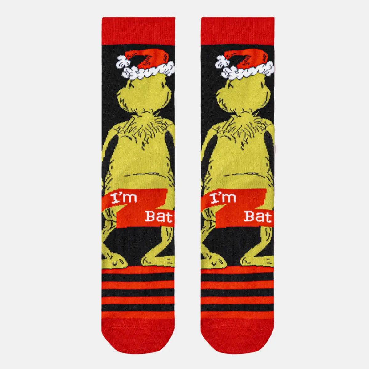 Classic Grinch Christmas Novelty Socks ElevenOasis