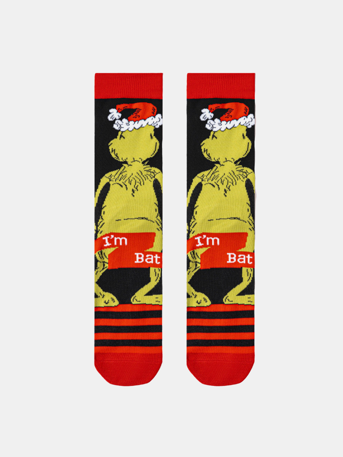 Classic Grinch Christmas Novelty Socks ElevenOasis