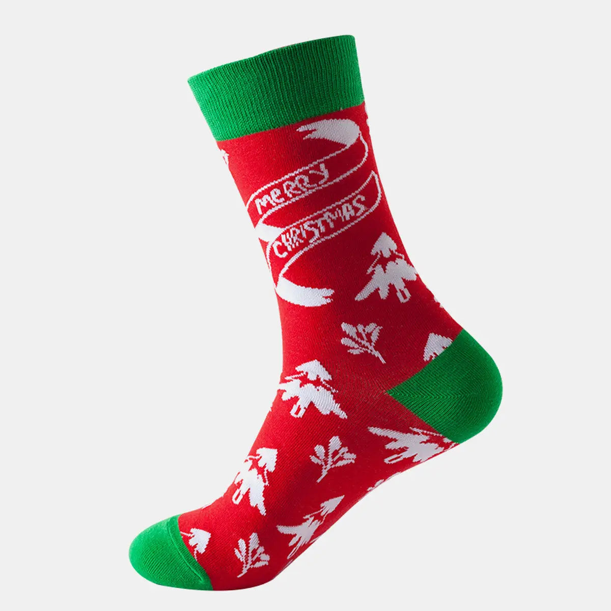 Classic Christmas Pattern Crew Socks ElevenOasis