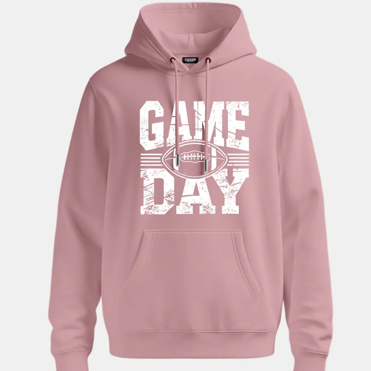 Game Day Football Graphic Hoodie Eleven Oasis