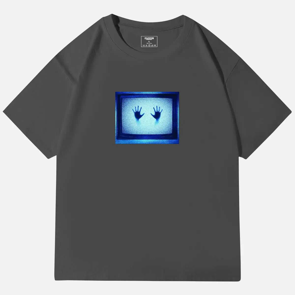 Poltergeist Hands in TV Cotton T-shirt Eleven Oasis