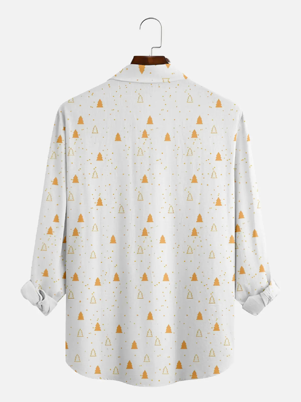Men's Christmas Hawaii Holiday Santa Long Sleeve Shirt Eleven Oasis