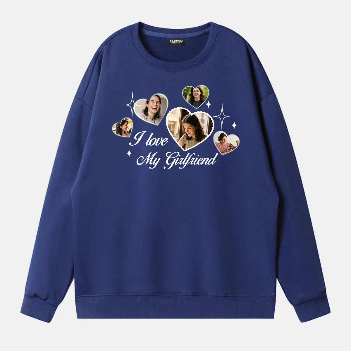 Custom Love Photo Sweatshirt Eleven Oasis