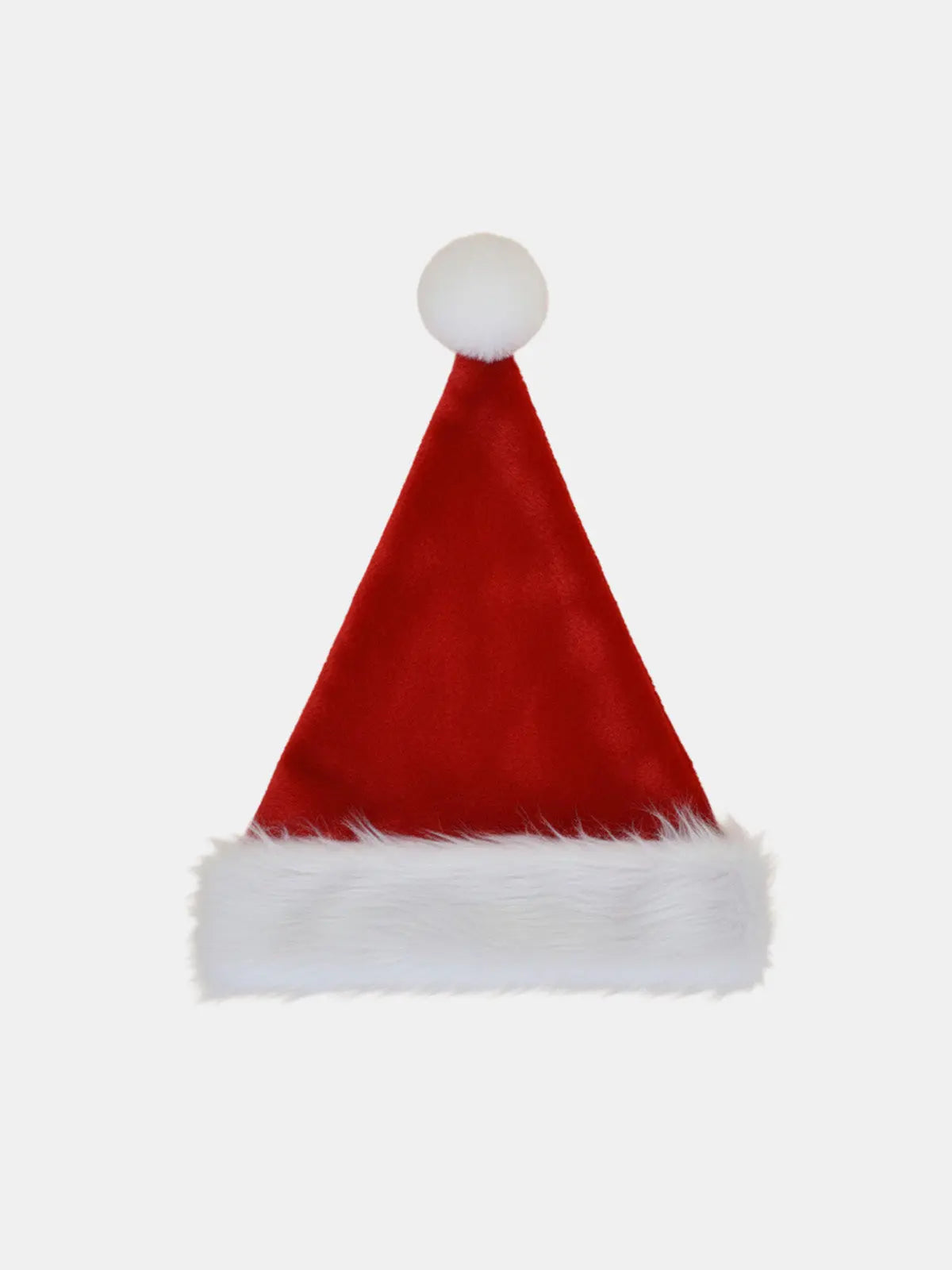 Playful Santa Faux-Fur Holiday Hat ElevenOasis