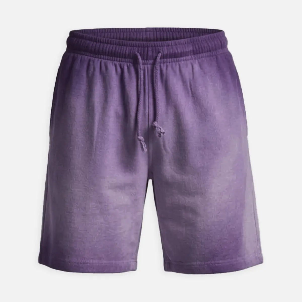Men's Washed Gradient Drawstring Shorts