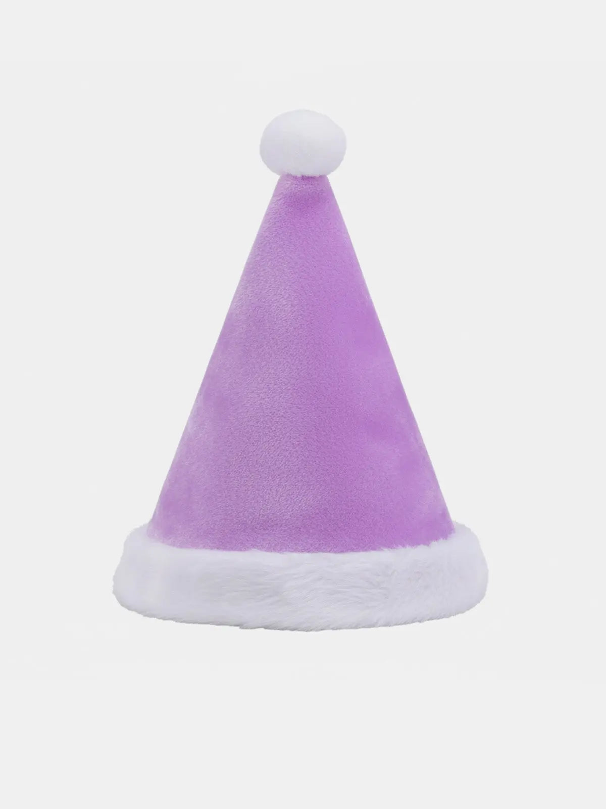 Playful Santa Faux-Fur Holiday Hat ElevenOasis