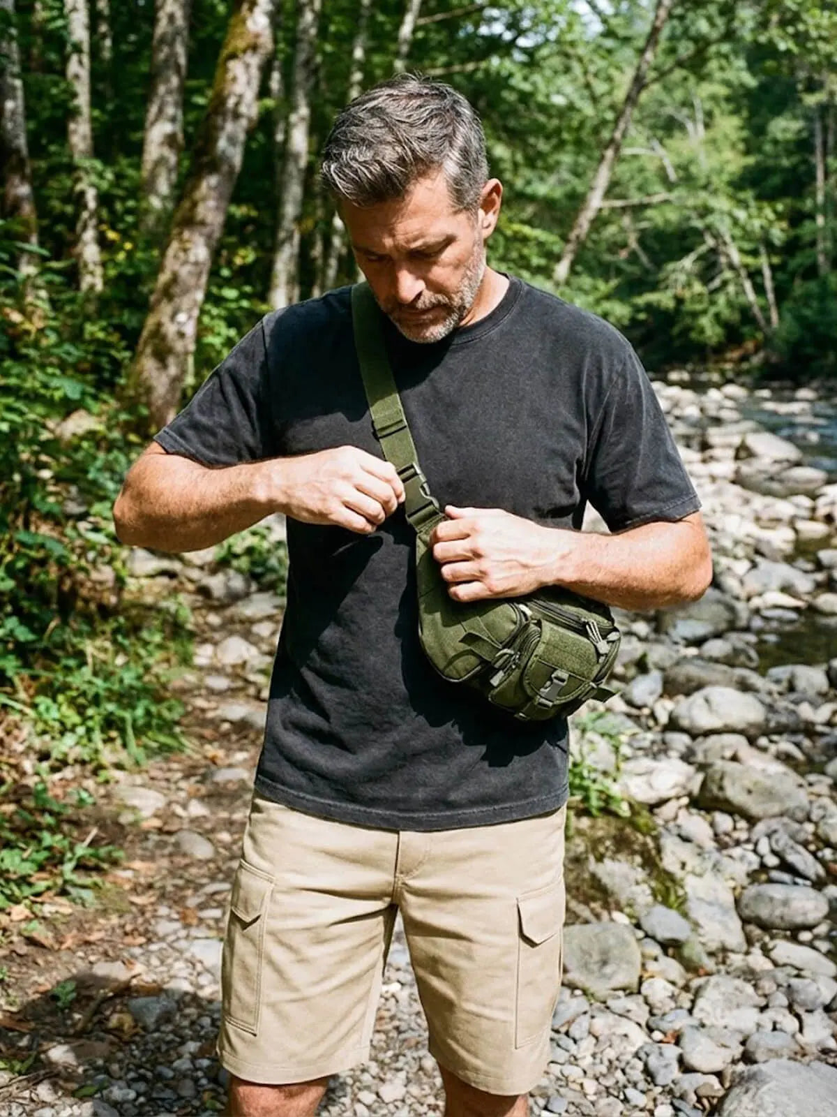 Multi-Pocket Tactical Waist Bag ElevenOasis