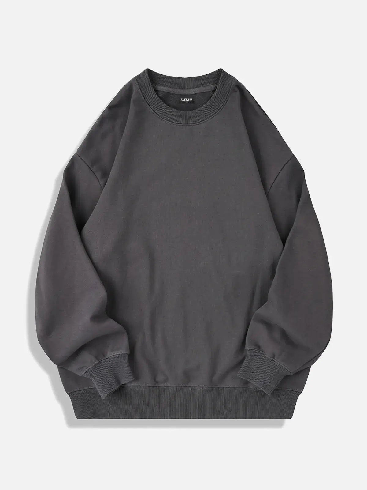 Men's Oversized Cotton Crew Neck Sweatshirt ElevenOasis