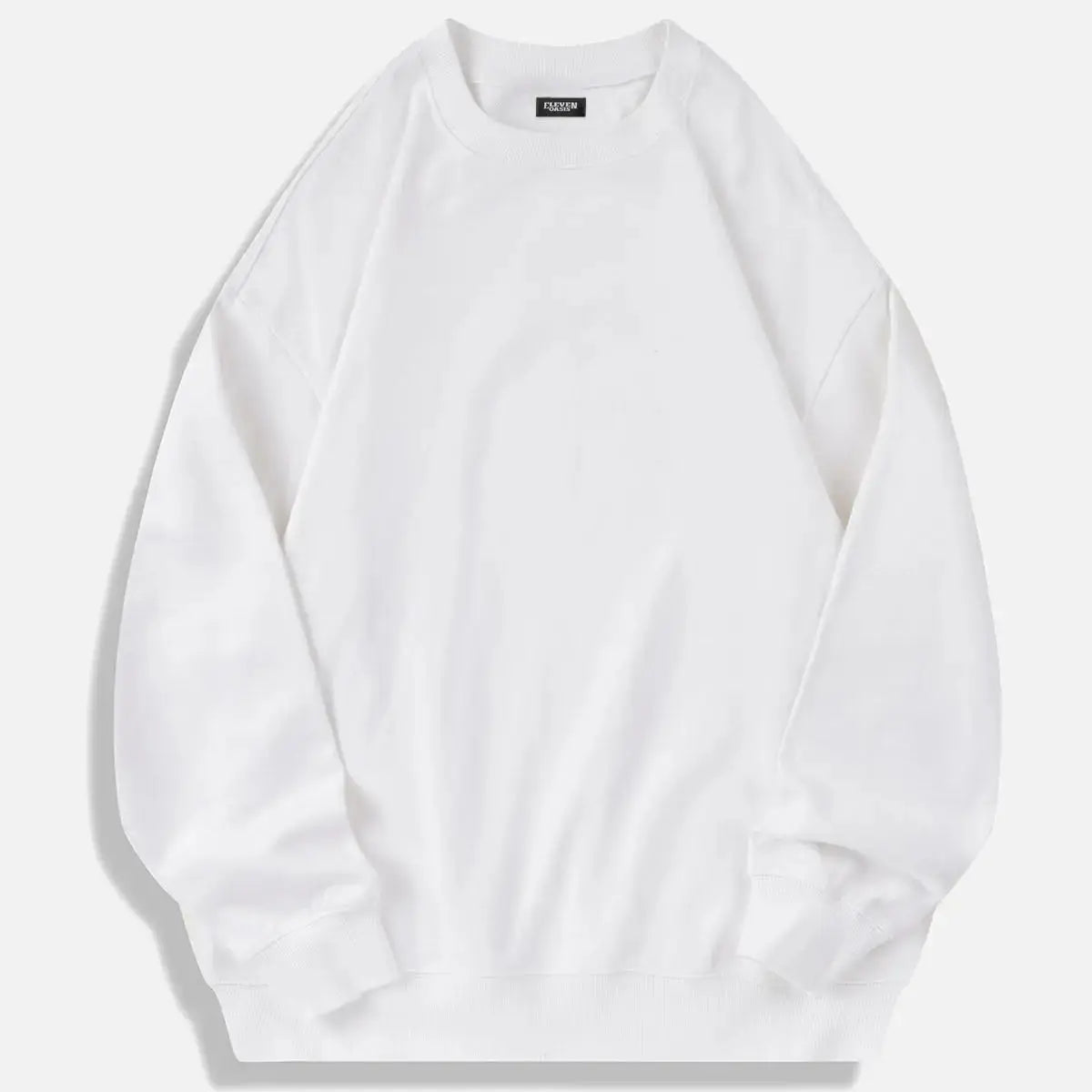 Men's Oversized Cotton Crew Neck Sweatshirt ElevenOasis