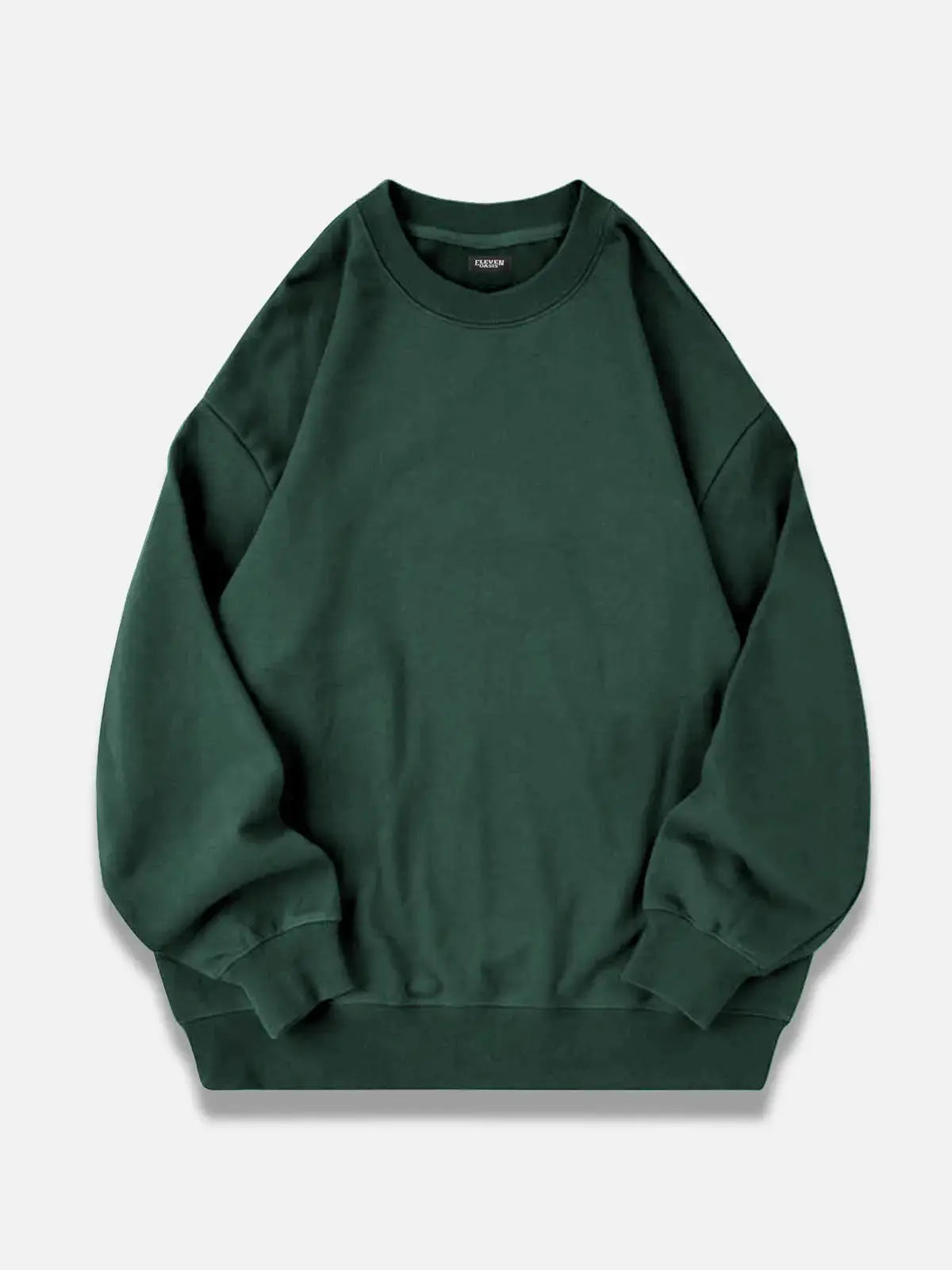 Men's Oversized Cotton Crew Neck Sweatshirt ElevenOasis