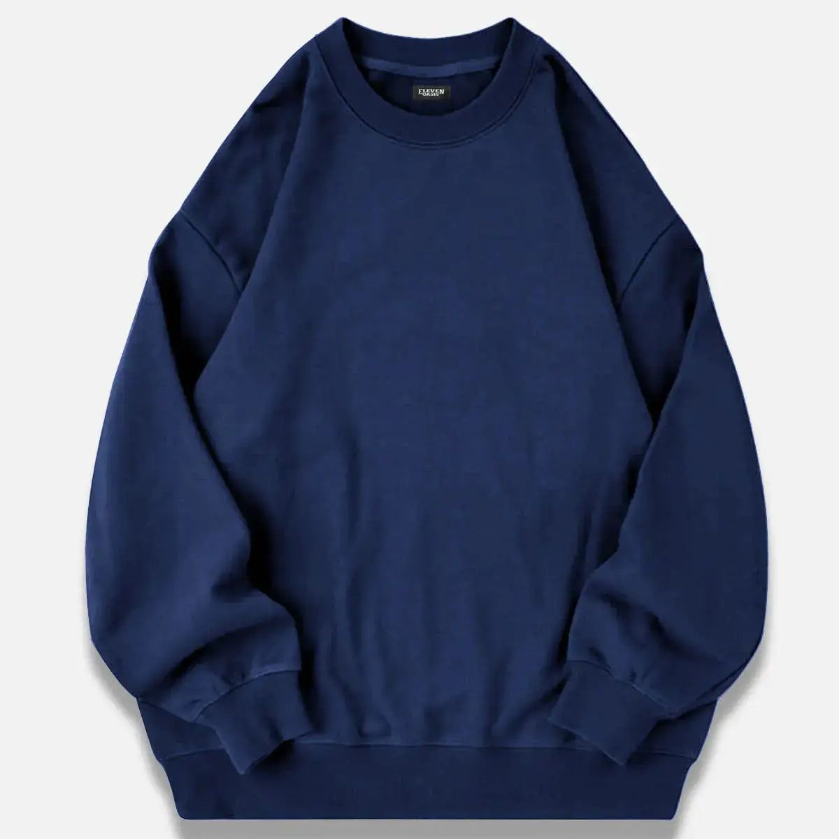 Men's Oversized Cotton Crew Neck Sweatshirt ElevenOasis