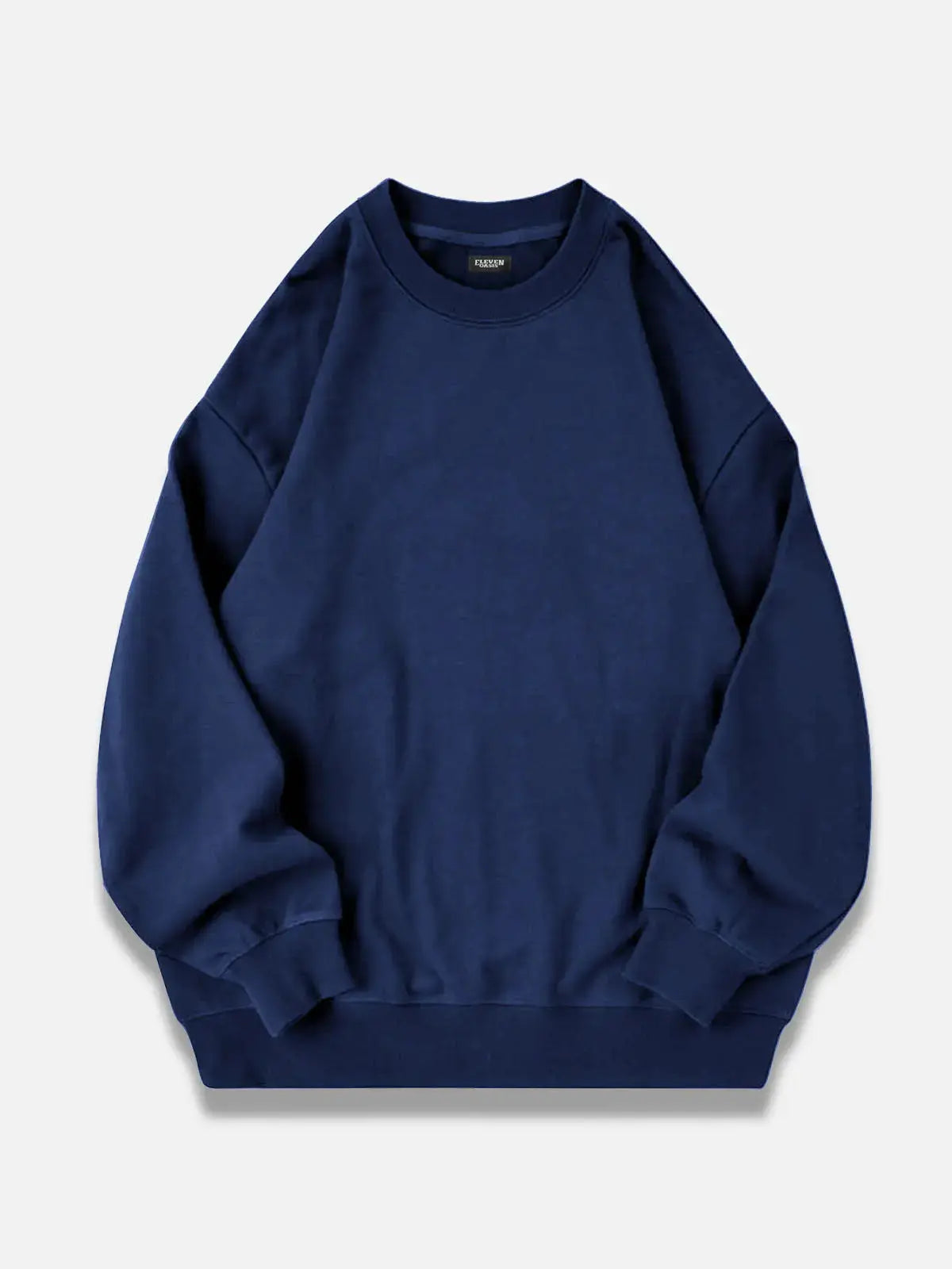 Men's Oversized Cotton Crew Neck Sweatshirt ElevenOasis