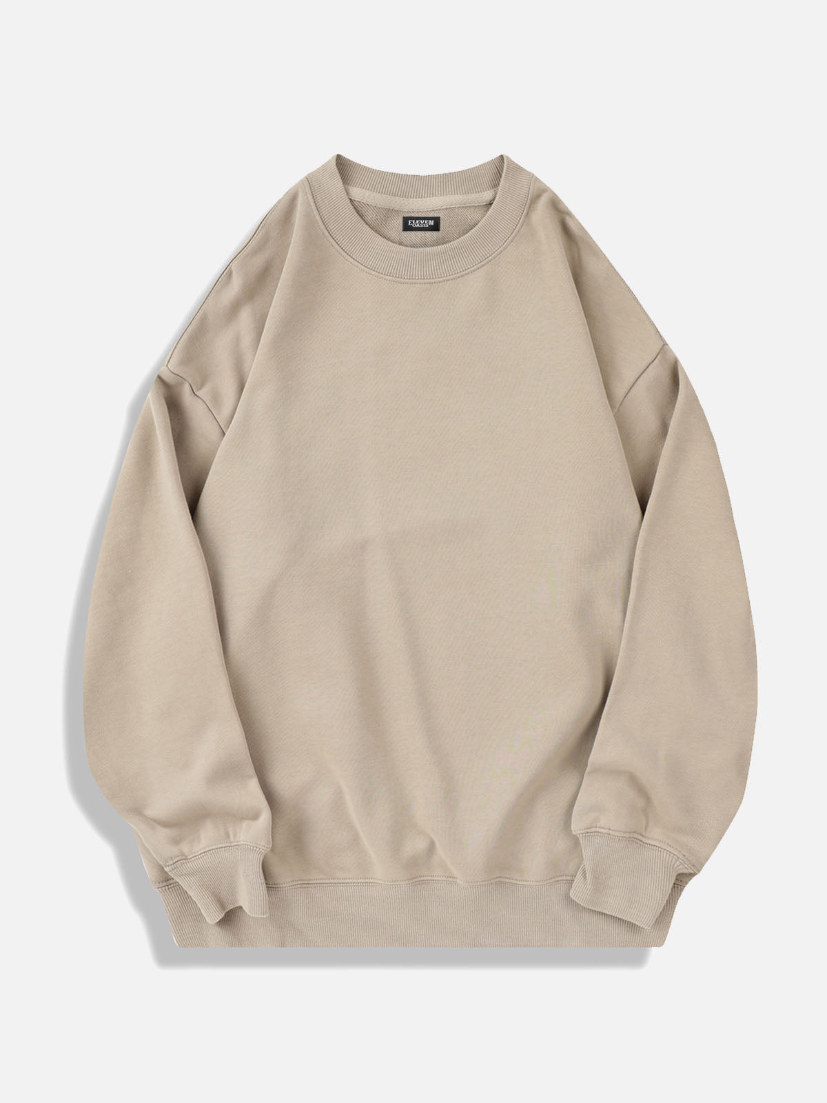 Men's Oversized Cotton Crew Neck Sweatshirt ElevenOasis