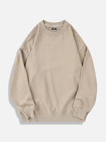 Men's Oversized Cotton Crew Neck Sweatshirt ElevenOasis