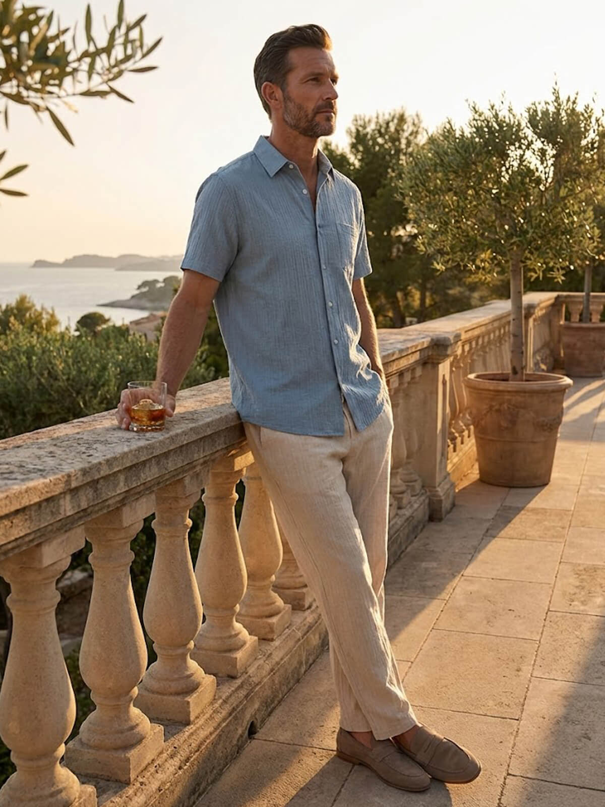 Men's Casual Drawstring Full Length Pants ElevenOasis