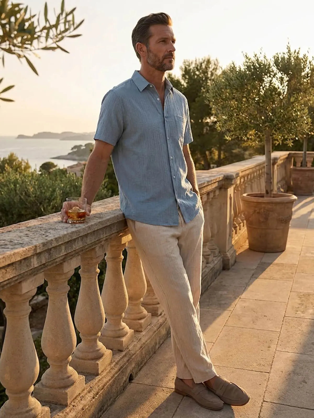 Men's Casual Drawstring Full Length Pants ElevenOasis