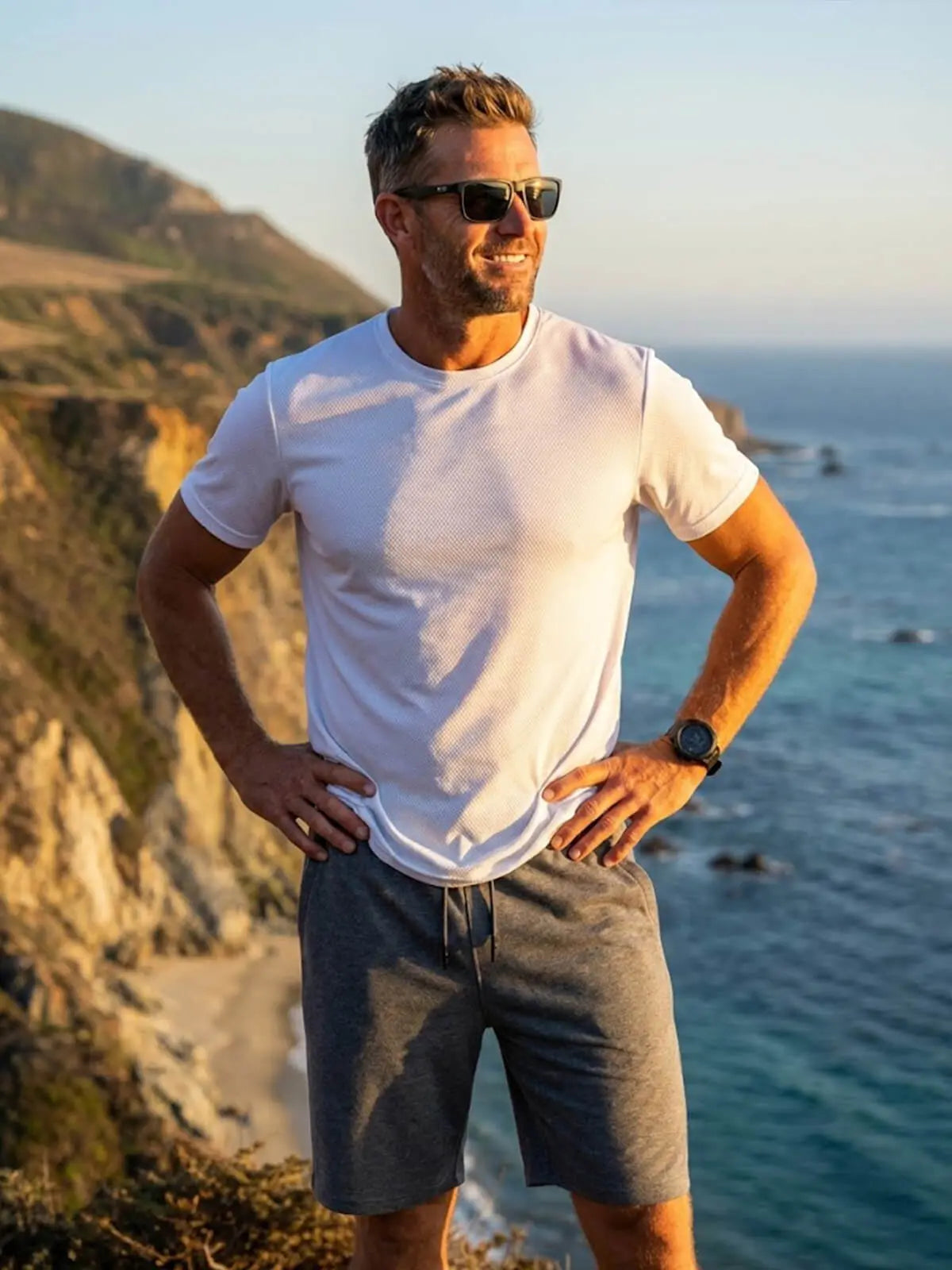 Men's Breathable Mesh Relaxed Fit T-Shirt Eleven Oasis