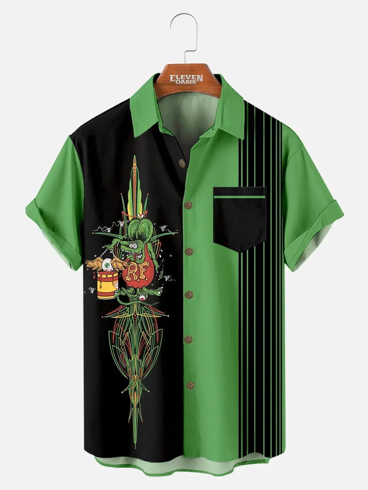 Vintage Car Short Sleeve Shirt ElevenOasis