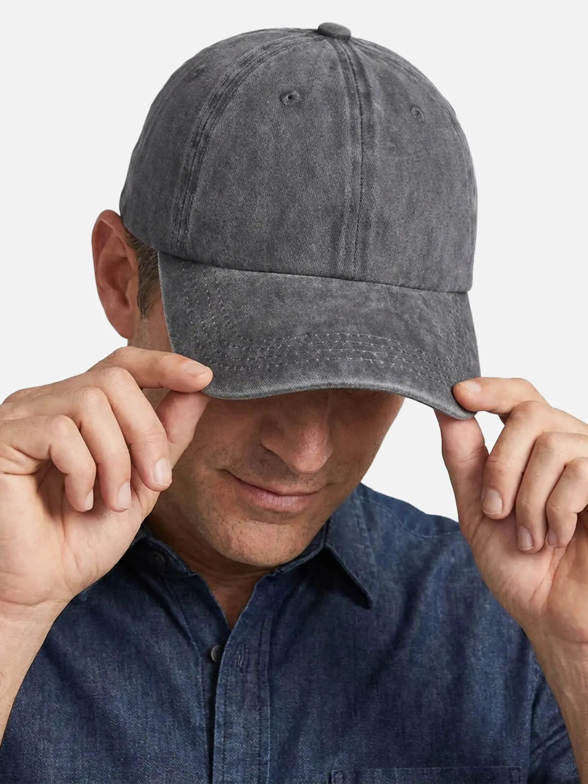 Customizable Washed Cotton Baseball Cap ElevenOasis
