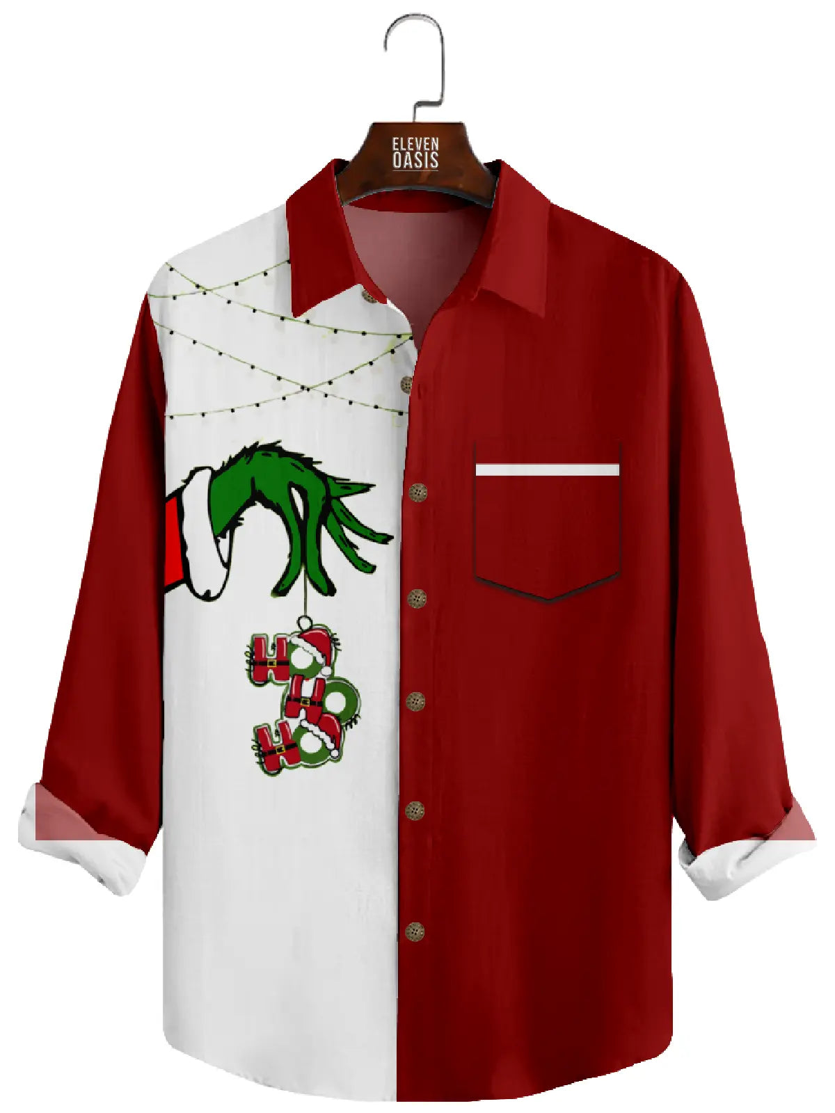 Men's HOHOHO Long Sleeve Shirt Eleven Oasis